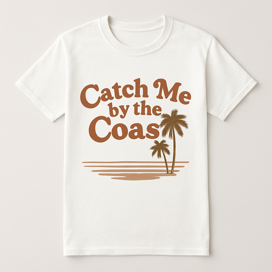 Catch Me by the Coast Beach Babe T-Shirt – Retro Palm Tree Graphic Summer Vacation Tee for Coastal Vibes Beach%20Babe%20prompt%20%2346%20studio%20mockup.png