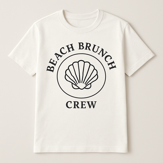 Beach Brunch Crew Shell T-Shirt – Cute Retro Beach Babe Graphic Summer Tee for Coastal Girls, Ocean Lovers, Vacation Vibes Beach%20Babe%20prompt%20%237%20studio%20mockup.png