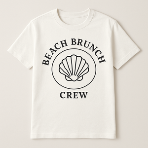 Beach Brunch Crew Shell T-Shirt – Cute Retro Beach Babe Graphic Summer Tee for Coastal Girls, Ocean Lovers, Vacation Vibes Beach%20Babe%20prompt%20%237%20studio%20mockup.png