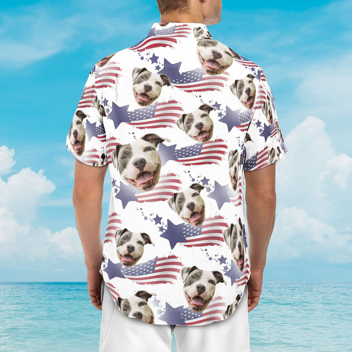 Best Dog Dad - Personalized Hawaiian Shirt, 4th July Gift For Dad, Father's Day Gift
