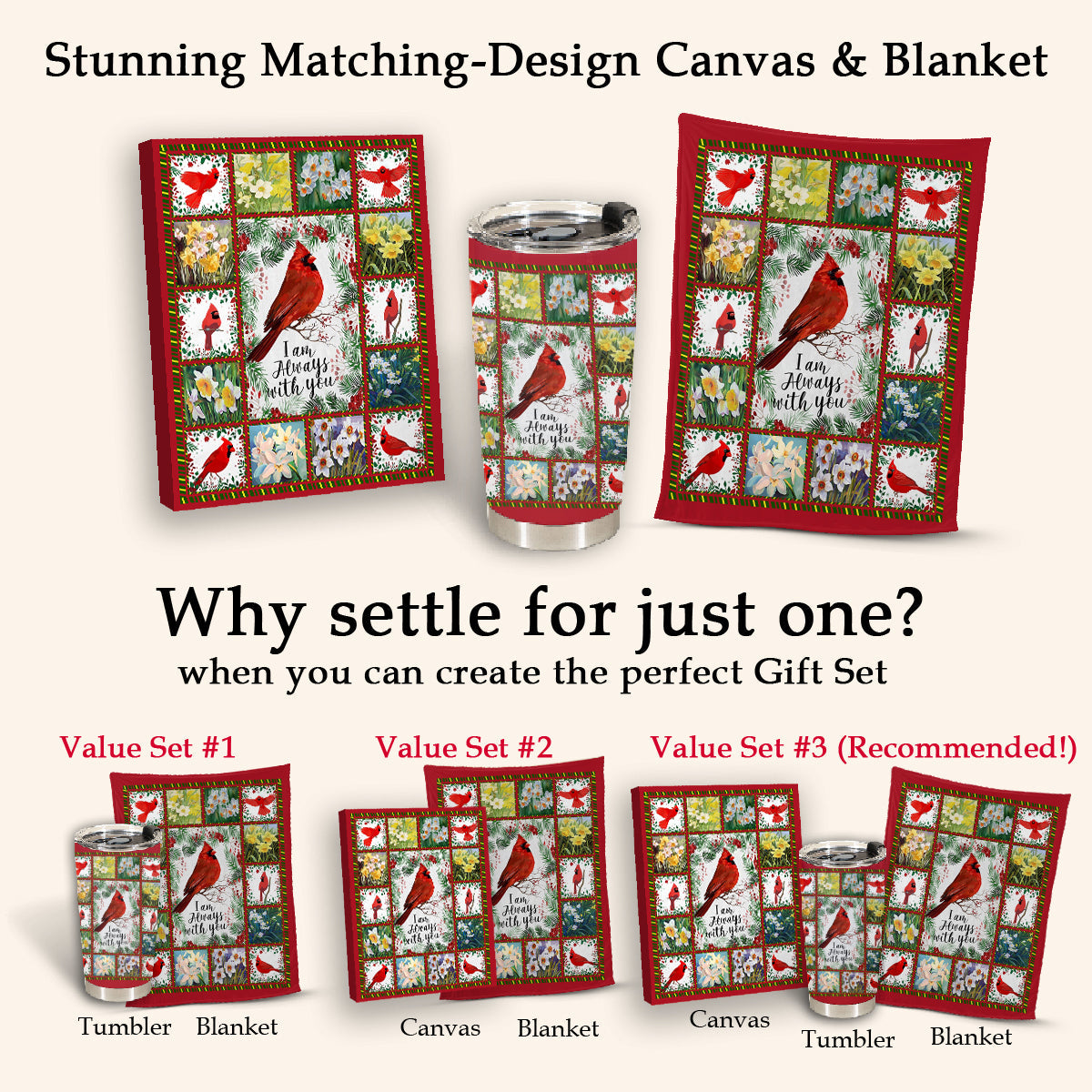 Cardinal Memorial Blanket, Cardinal Bird I Am Always With You Blanket_ac7197fc-8c8d-40e7-b857-fa471bfddad7.jpg
