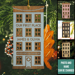 Our First Place Christmas New House - Personalized Ornament - Christmas Gift