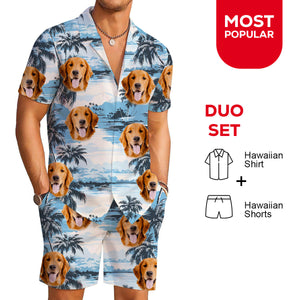 Breezy Buddy Shirt - Personalized Custom Dog Photo Hawaiian Shirt