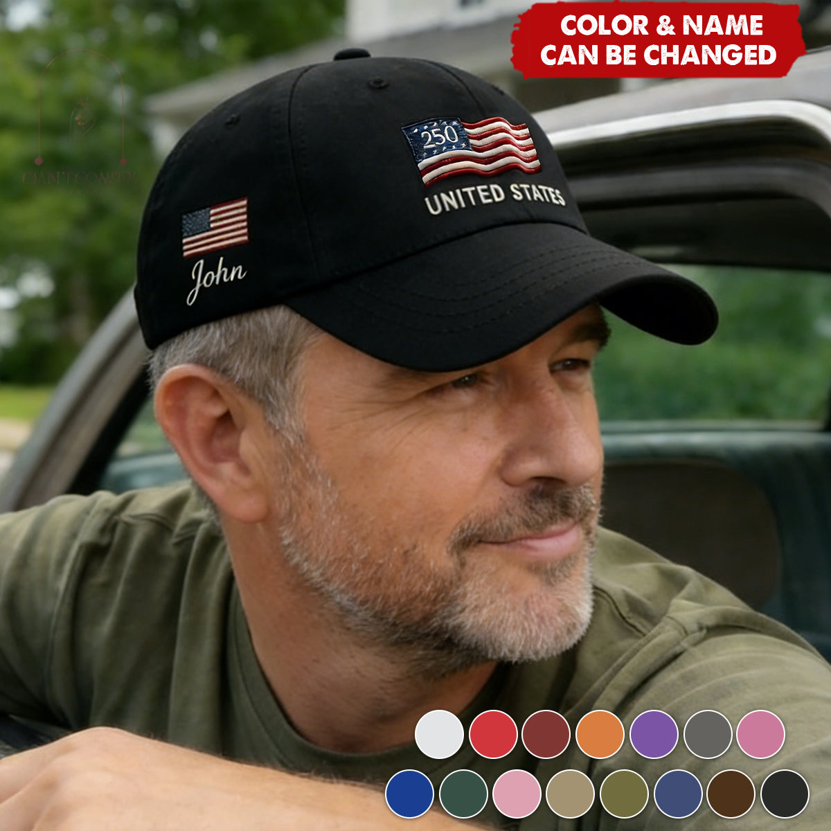 Custom Name United States 250th Anniversary Hat Embroidered USA Flag Patriotic Cap, Cotton Twill Adjustable Dad Hat for Men Women C27-30-70331_4_5000x_07af5284-c7fc-44e2-82b0-5bec5d6a69ae.jpg