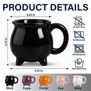 Witch Brew Halloween - Personalized Cauldron Mug