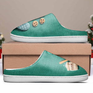 Baking Is My Love Language Personalized Slippers, Gift For Bakers