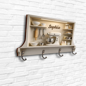 Customize Your Kitchen Essentials With Style, Personalized Key Holder, Gift For Home Chefs And Cooking Enthusiasts