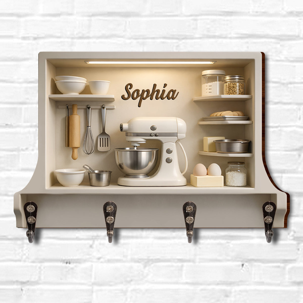 Customize Your Kitchen Essentials With Style, Personalized Key Holder, Gift For Home Chefs And Cooking Enthusiasts