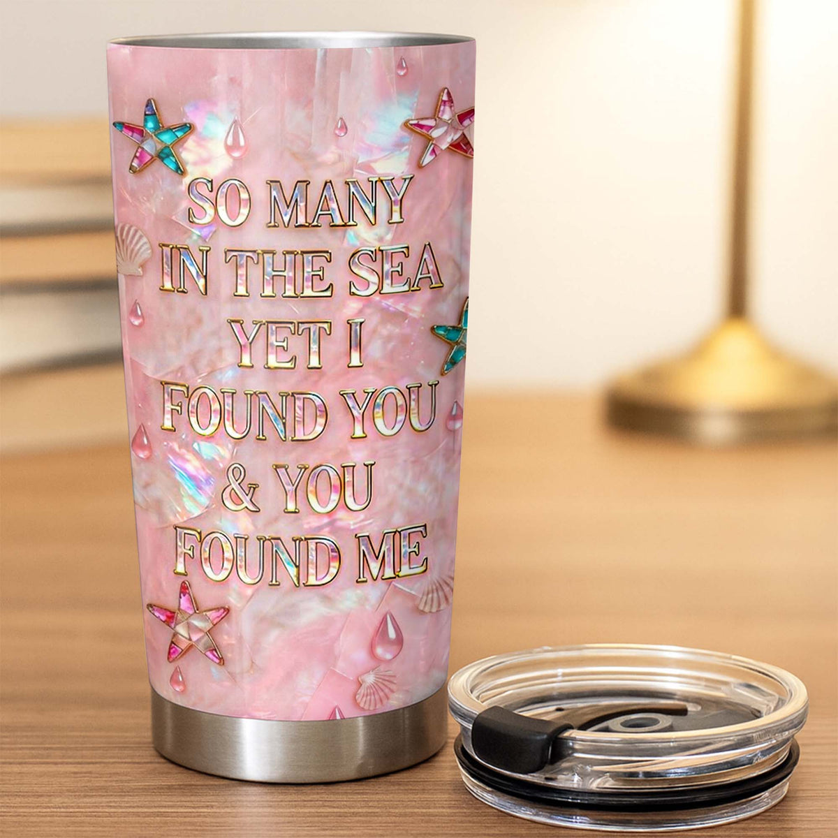 So Many In The Sea Yet I Found You With Turtles, Stainless Steel Tumbler, Gift For Couples And Sea Life Lovers