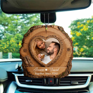 Together Since, Heart Shaped Wood Ornament, Gift For Couples Valentine's Day Gift For Husband Gift For Boyfriend