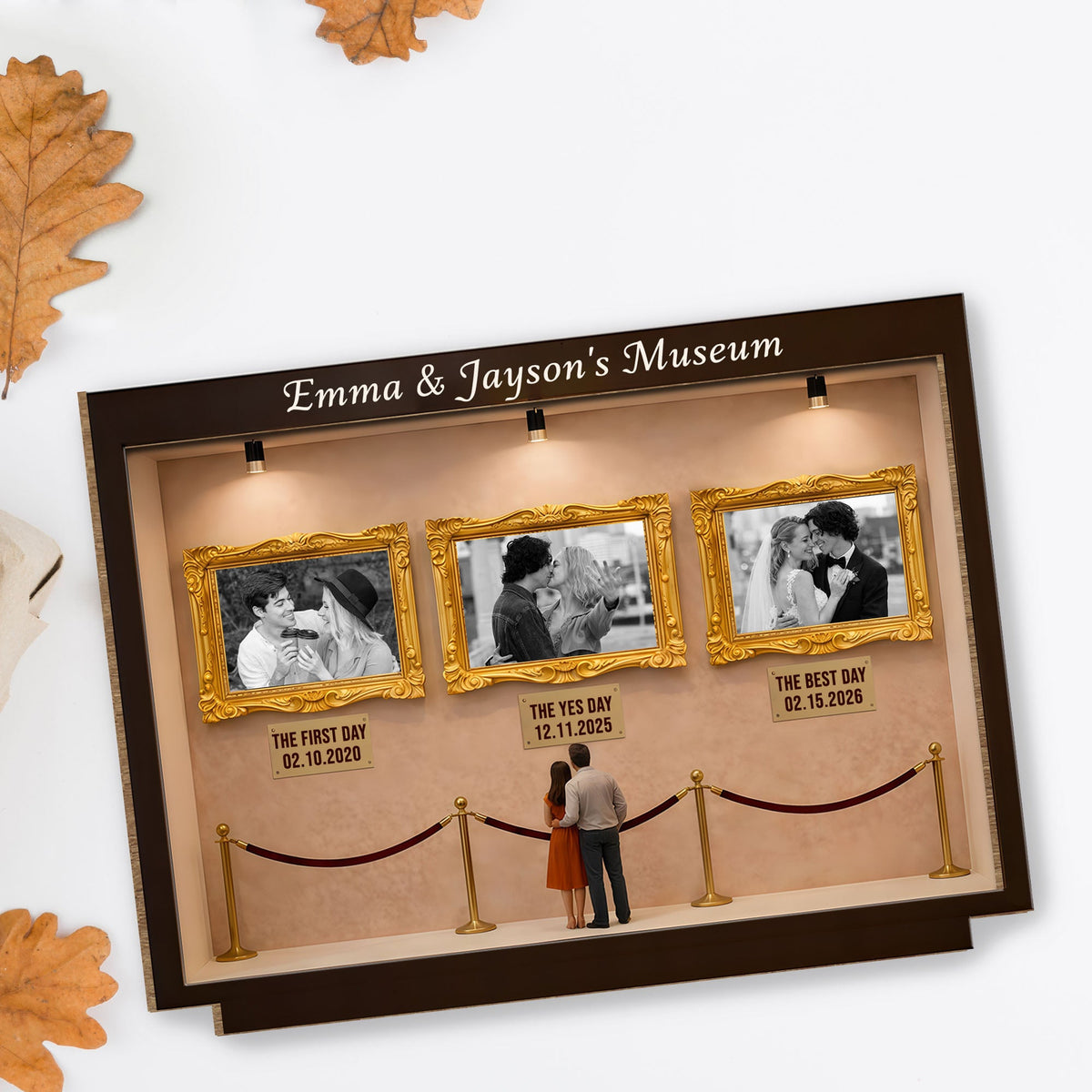 Special Moments and Milestones Museum Style Wood Plaque,Personalized Custom Wood Plaque,Gift For Couples