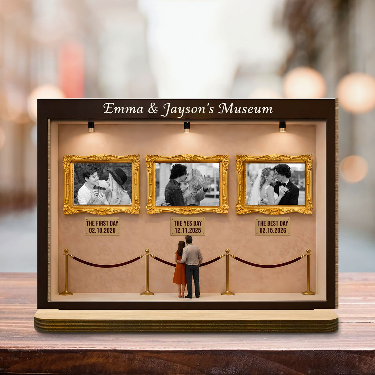 Special Moments and Milestones Museum Style Wood Plaque,Personalized Custom Wood Plaque,Gift For Couples