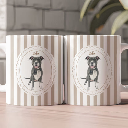 Custom Pet Portrait Watercolor New Version Gift For Dog Lover, Cat Lover - Personalized Mug