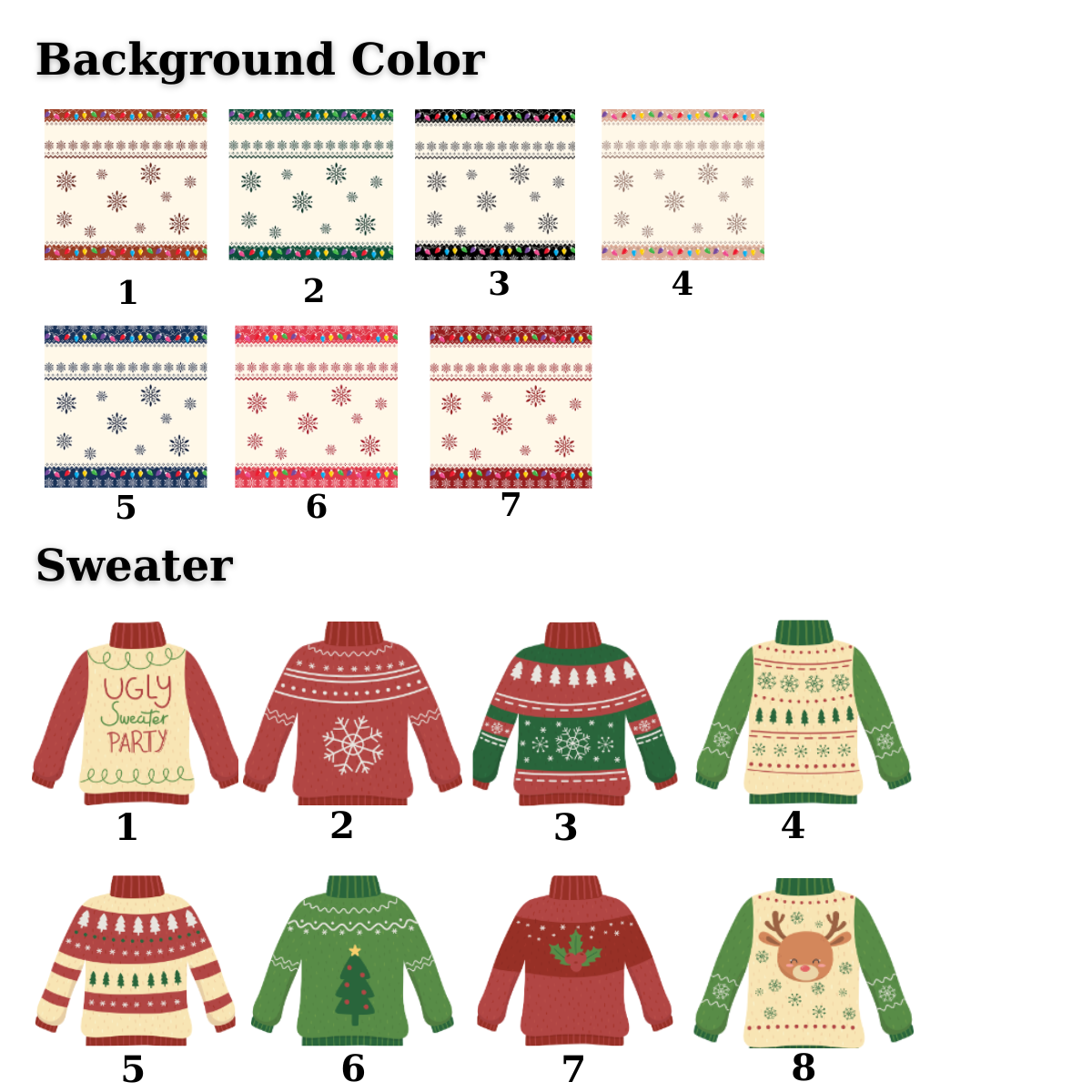 Custom Face Christmas Family Xmas Leds, Personalized Family Photo Ugly Sweater, Ugly Christmas Pattern, Christmas Sweatshirt, Christmas Gift