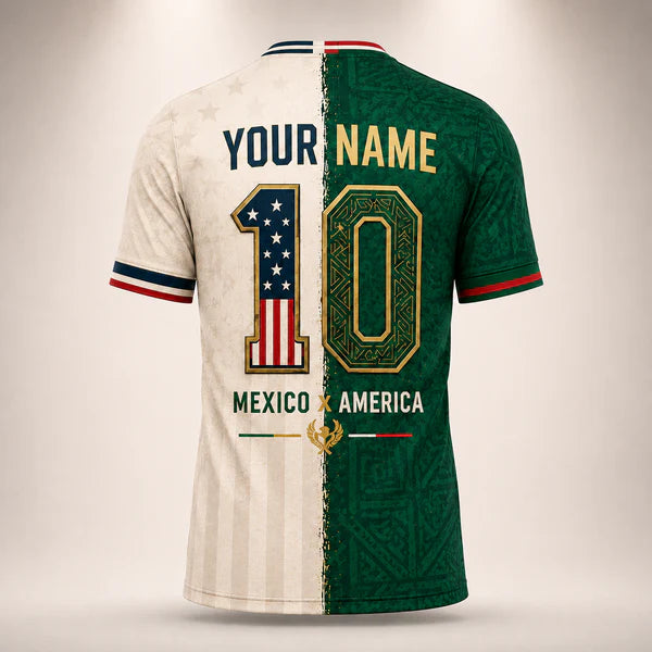 Personalized World Cup Soccer Jersey Custom Name & Number World Cup 2026 Split Pride Football Gift for Men