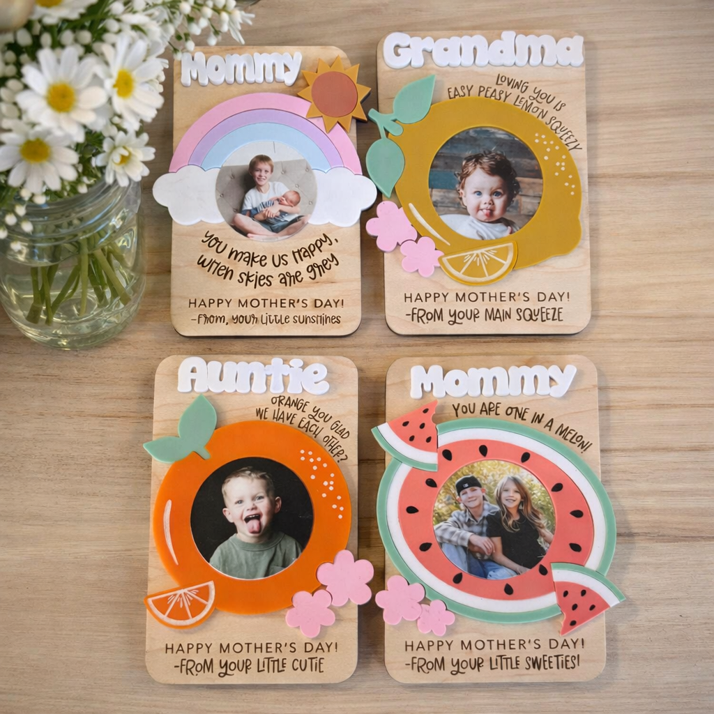 Mother's Day Fridge Photo Magnet | Fridge Magnet | Mother's Day Gift | Mom Gift | Gift for Grandma | Gift for Mom | Photo Frame