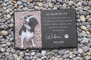 Personalized Pet Memorial,Custom Pet Memorial Stone,Pet Grave Marker With Photo,Pet Grave Stone,Pet Memorial Gift,Dog Sympathy Gift