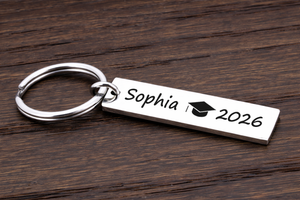 Graduation Gift for Her, Graduation Gift for Him, Class of 2026 Keychains, Bulk Graduation Gift for 2026, Personalized Graduation Keychain