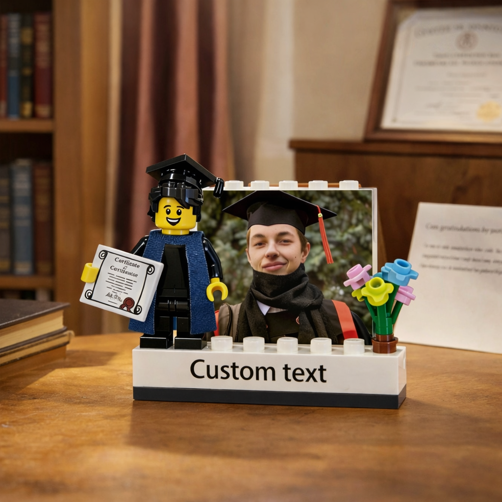 Custom Graduation Figure Building Block,Personalized Name,Hairstyles,Expressions,Gown,Unique Grad Gift 2026,Graduation Plastic Keepsake Gift