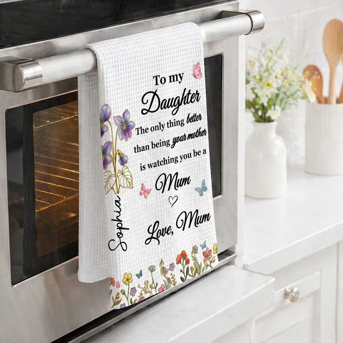 My Amazing Daughter - Personalized Kitchen Towel