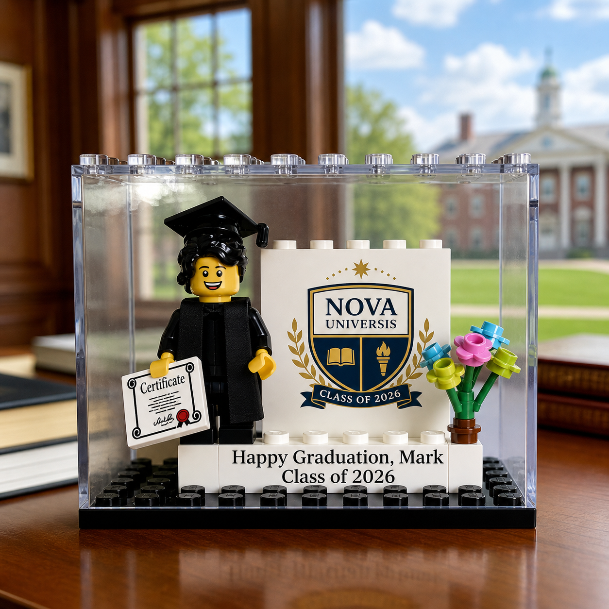 Personalized class of 2026 Graduation Mini Figure Set,Funny Grad Gift for Him or Her | Graduation Gifts