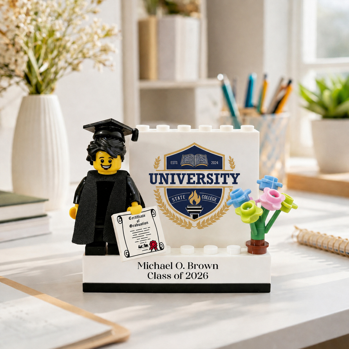 Personalized Minifigure Set with Custom Display Case, Custom Graduation Mini Figure, 2026 Graduation Gift, Funny Grad Gift for Him/Her ChatGPT_Image_May_5_2026_10_53_15_AM.png