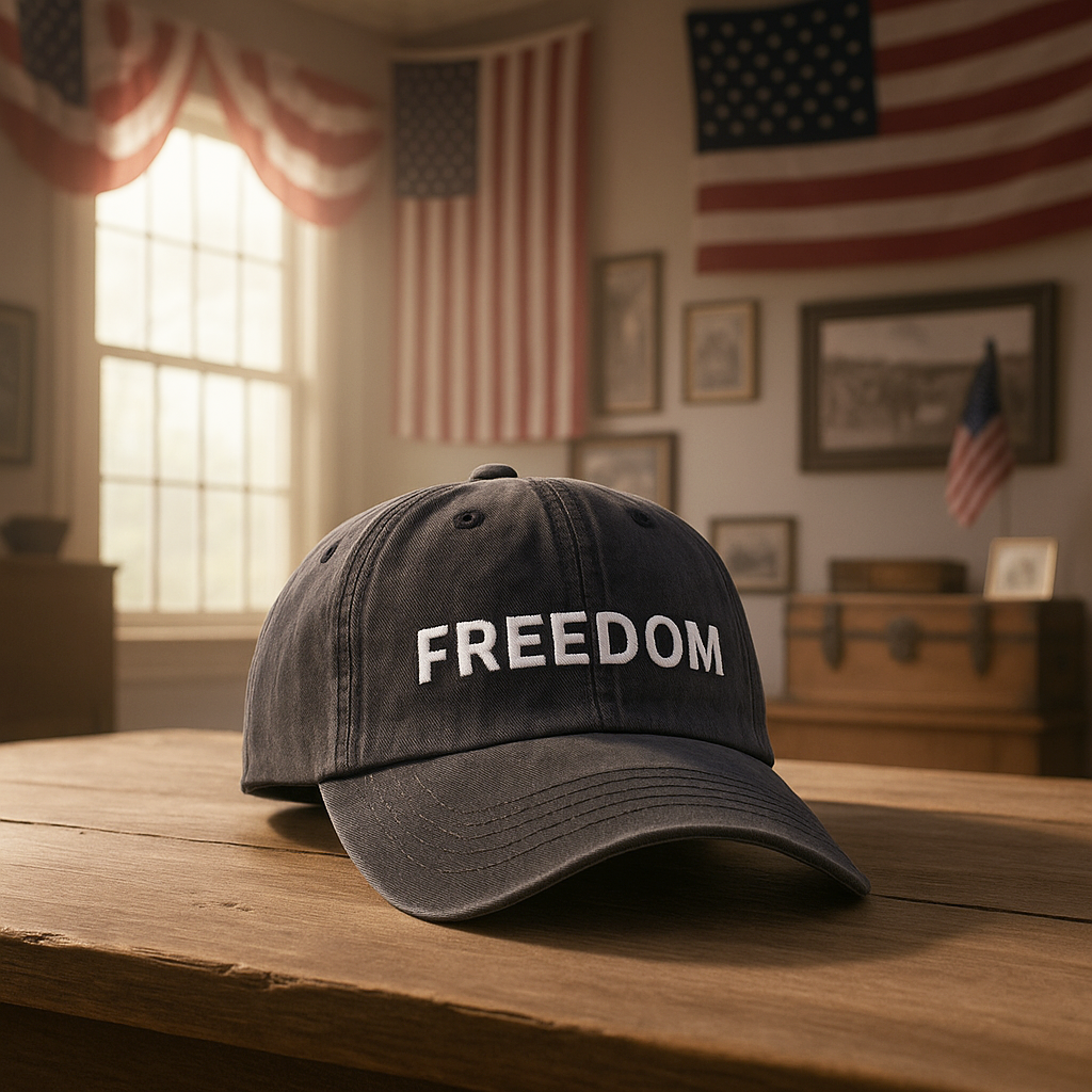 Charlie Kirk Freedom Embroidered Hat: Charlie Kirk Assasins Cap, Justice For Charlie Kirk Political Dad Hat ChatGPT_Image_Sep_17_2025_03_46_01_PM.png