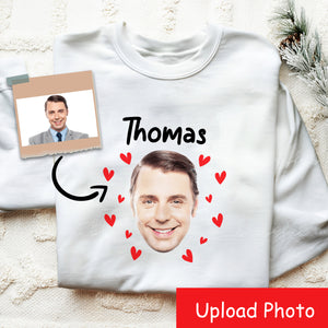 Couple Face Photo - Personalized Apparel - Gift For Couple