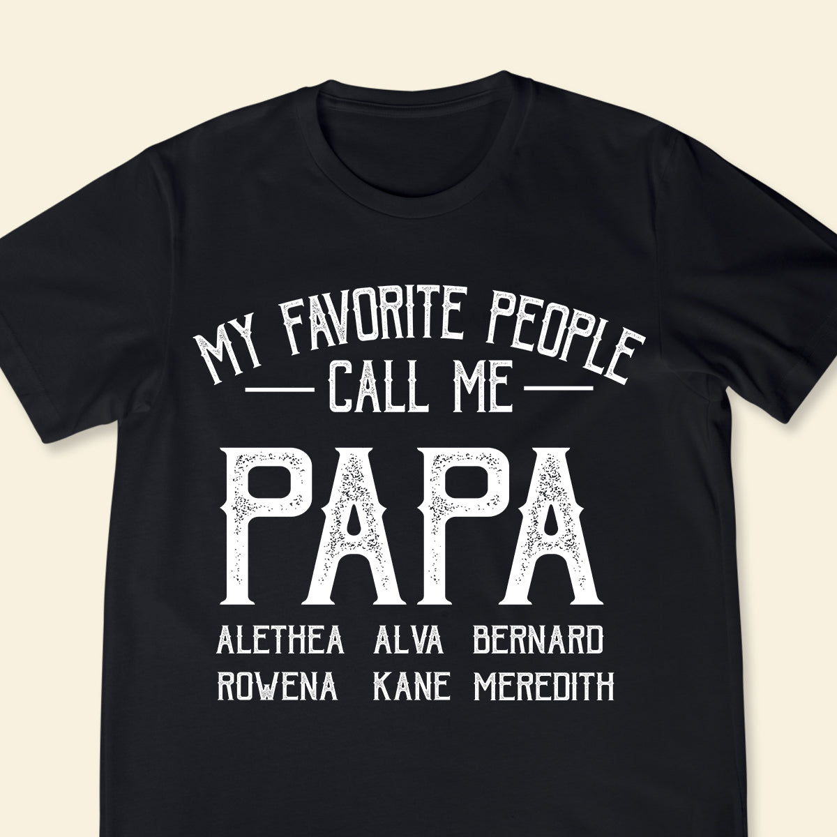Custom Grandparent Day - Apparel - Gift For Father, Birthday Gift