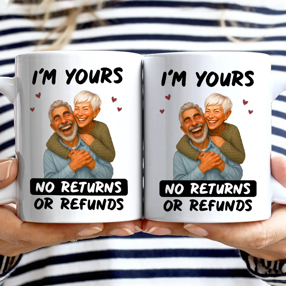 Custom Photo Caricature Funny Couple You Are The Best Thing - Personalized Mug