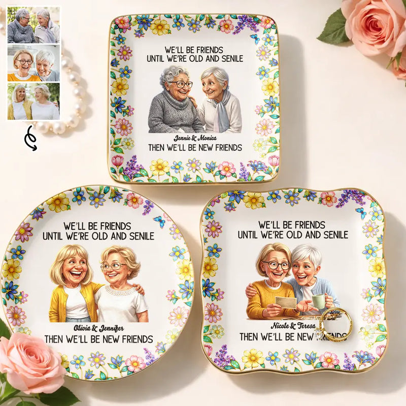 Custom Photo Caricature Until We Are Old And Senile - Personalized Ring Dish CustomPhotoCaricatureUntilWeAreOldAndSenile-PersonalizedRingDish-ELE3596-MN1136-DEF.jpg