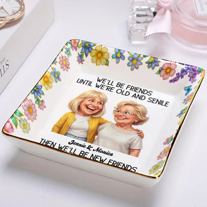 Custom Photo Caricature Until We Are Old And Senile - Personalized Ring Dish CustomPhotoCaricatureUntilWeAreOldAndSenile-PersonalizedRingDish-ELE3596-MN1136-MK1.jpg