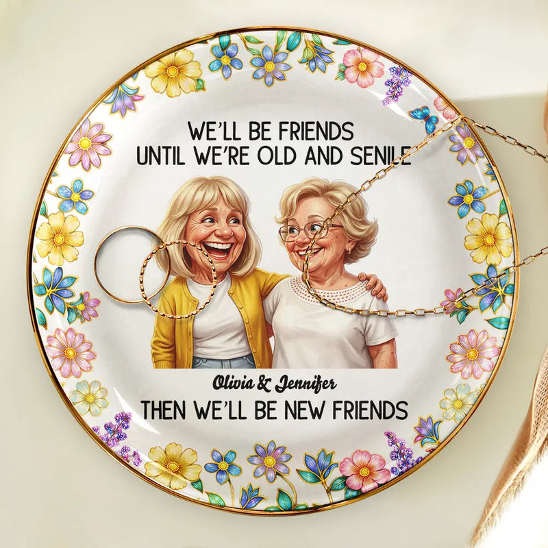 Custom Photo Caricature Until We Are Old And Senile - Personalized Ring Dish CustomPhotoCaricatureUntilWeAreOldAndSenile-PersonalizedRingDish-ELE3596-MN1136-MK3.jpg