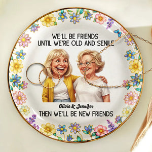 Custom Photo Caricature Until We Are Old And Senile - Personalized Ring Dish CustomPhotoCaricatureUntilWeAreOldAndSenile-PersonalizedRingDish-ELE3596-MN1136-MK3.jpg
