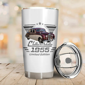 Custom Photo Classic Car Limited Edition - Personalized Tumbler