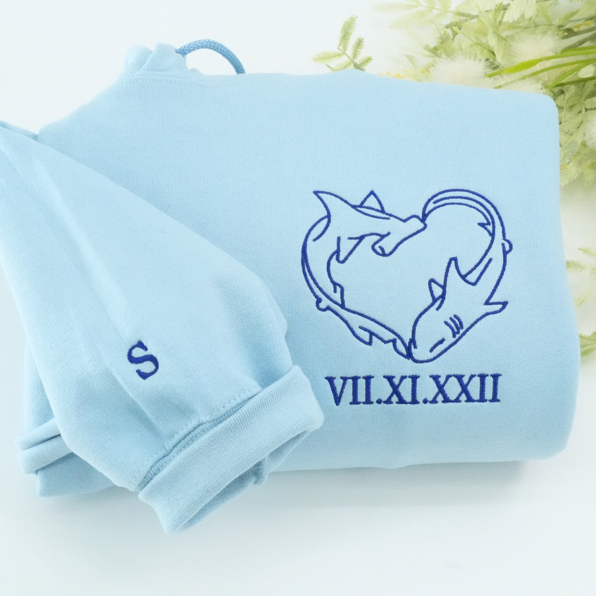 Custom Embroidered Shark Love Roman Numeral Matching Hoodies for Couples Custom_Embroidered_Shark_Love_Roman_Numeral_Matching_Hoodies_for_Couples_2_5000x_edba0f46-f56f-4e53-9616-b8af63f27f5e.jpg