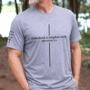 My First Hero, My Forever Hero - T-Shirt With Design On Sleeve - Personalized Father's Day Birthday Gifts For Dad, Grandpa