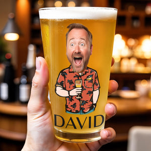 Retirement Weekly Schedule, Personalized Custom Beer Glass, Gift For Retiree