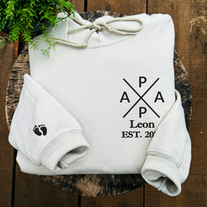 Papa Embroidery Shirt - Gift for Father