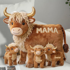 Mama Cow Gift For Mom Grandma - Personalized Grandma Shaped Pillow DAD_14_4aacbdfe-09b7-4859-ba21-83a8fb67a655.jpg