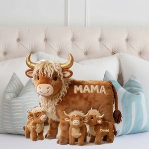 Mama Cow Gift For Mom Grandma - Personalized Grandma Shaped Pillow DAD_15_cc418cb8-cc0d-4643-aac5-6eee4e631164.jpg