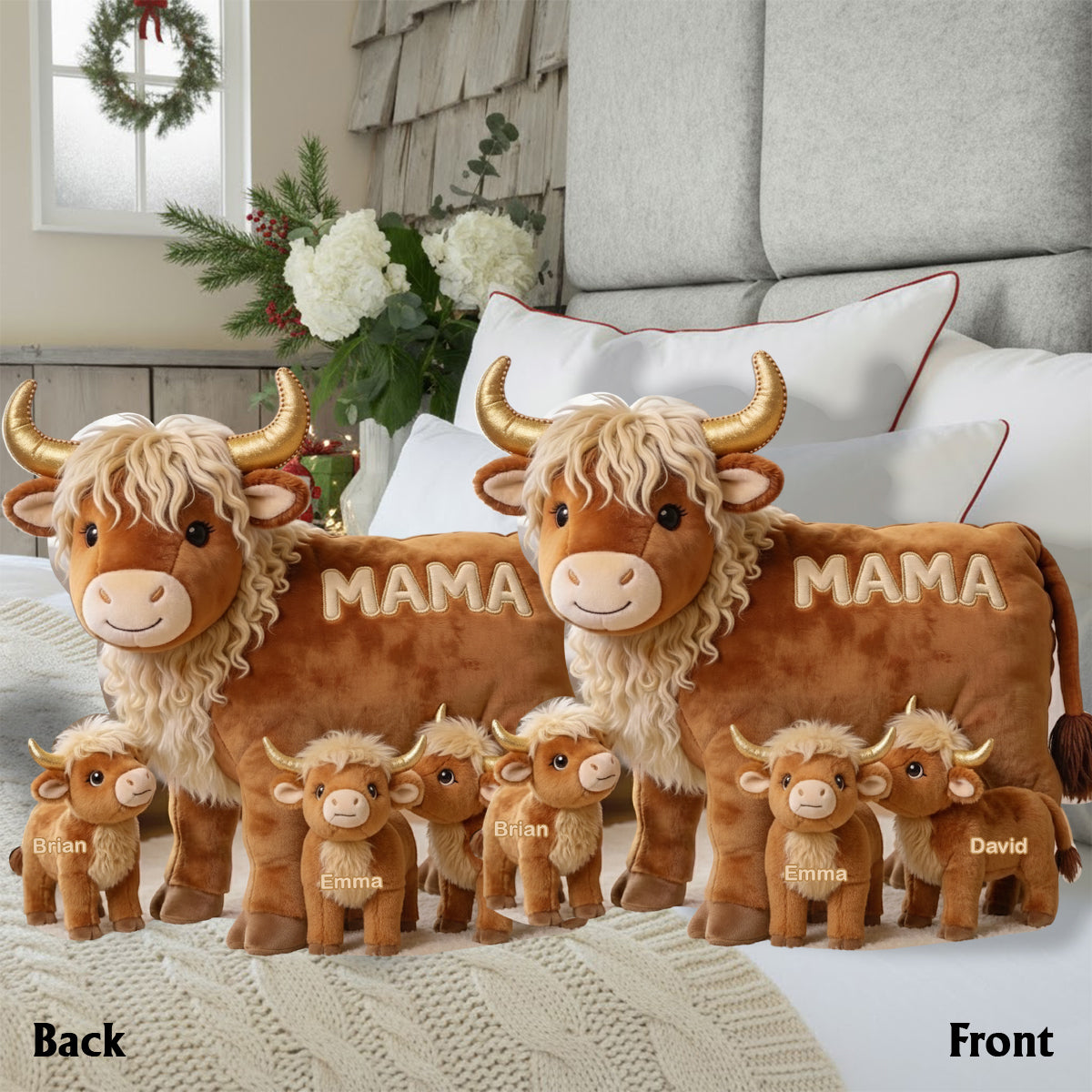 Mama Cow Gift For Mom Grandma - Personalized Grandma Shaped Pillow DAD_18_ec8d6bca-8ba5-499e-9994-e79fec6aacc8.jpg