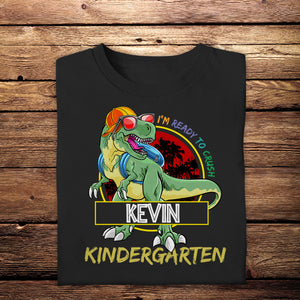 Dinosaurus Ready To Crush School - Personalized Shirt - Gift For Son, Daughter, Back To School