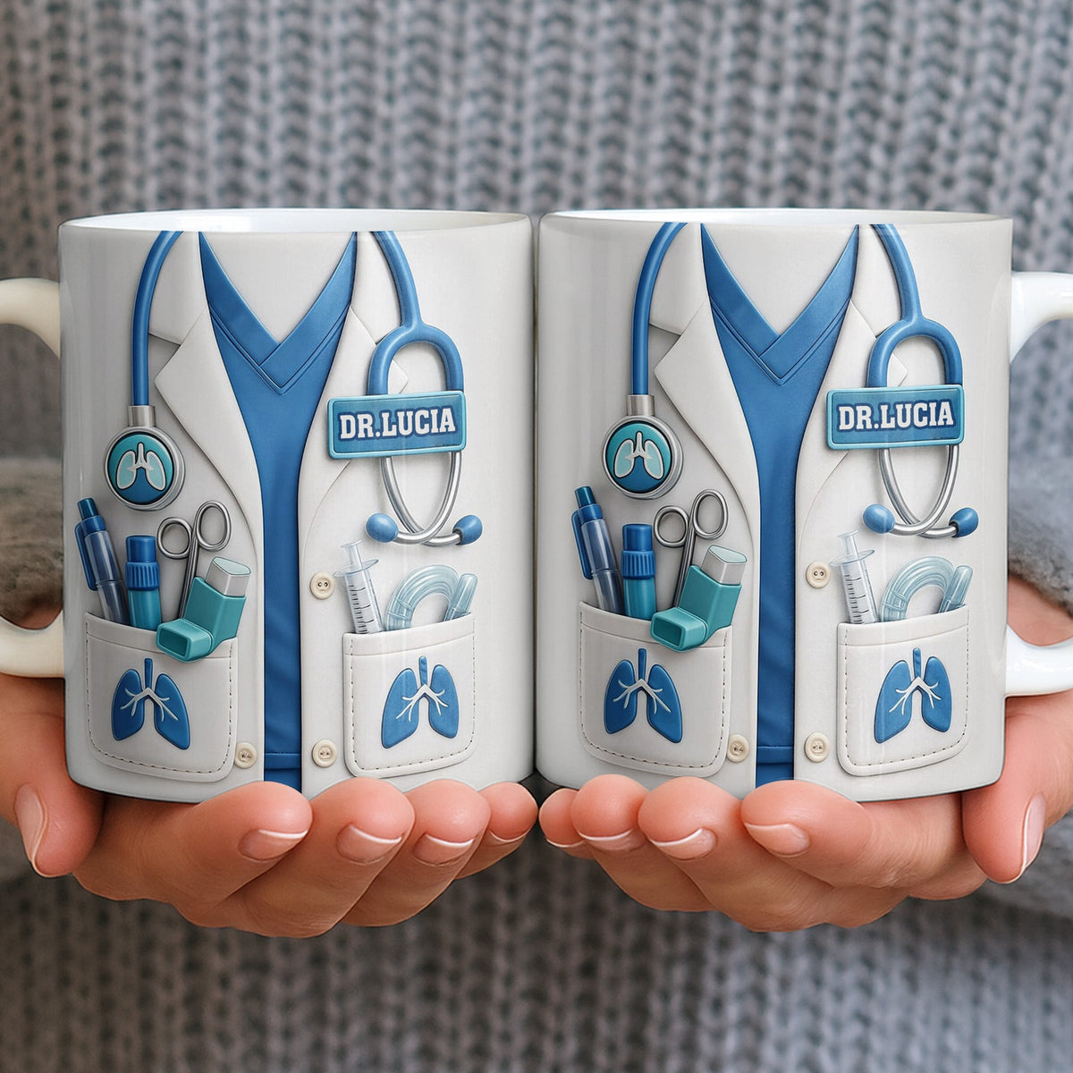 Celebrate Your Favorite Doctor With This Custom White Coat Design, Coffee Mug, Gift For Medical Professionals