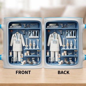 Celebrate Your Medical Journey, Custom Accent Mug, Gift For Doctors And Med Students