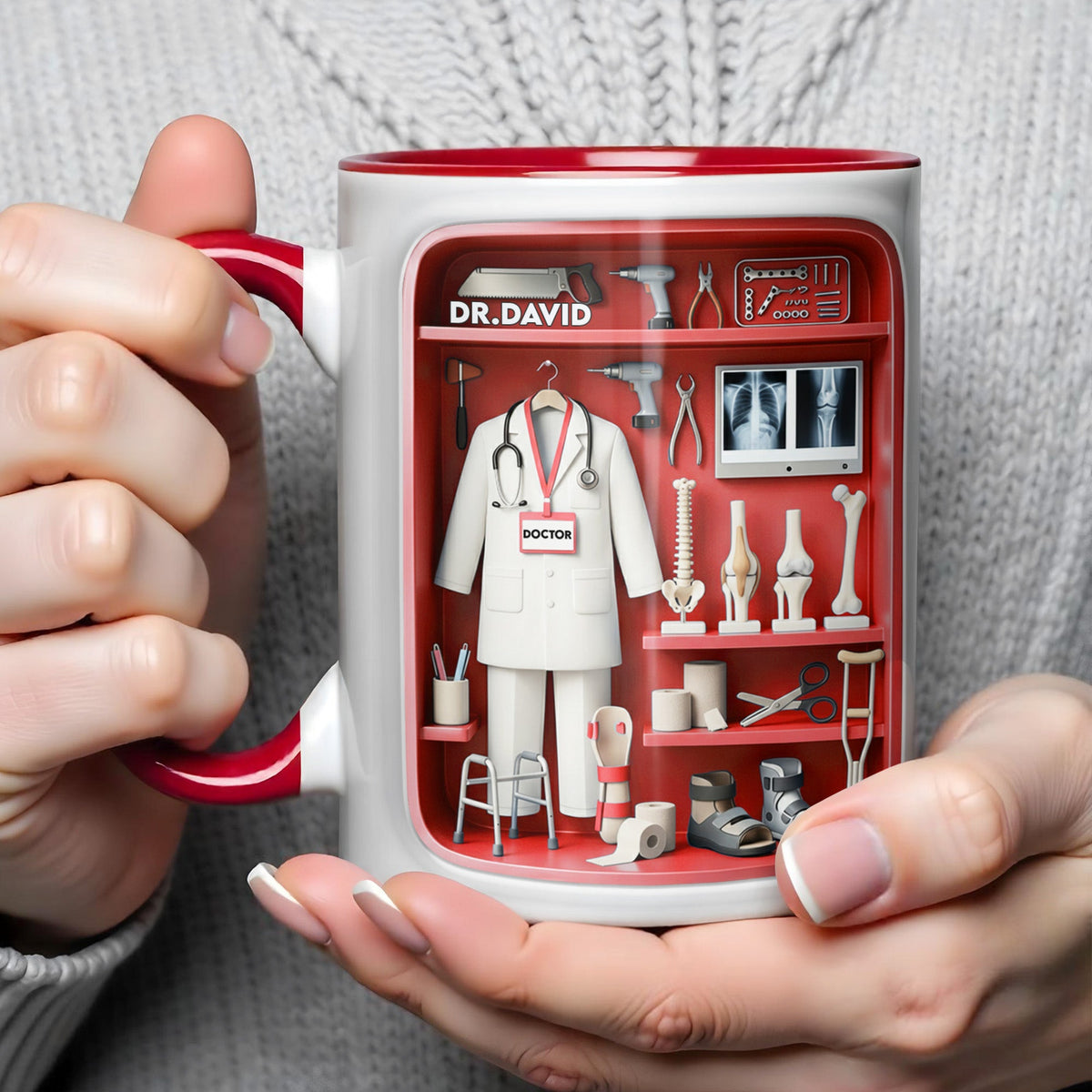 Celebrate Your Medical Journey, Custom Accent Mug, Gift For Doctors And Med Students