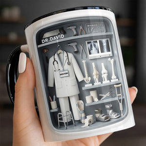 Celebrate Your Medical Journey, Custom Accent Mug, Gift For Doctors And Med Students