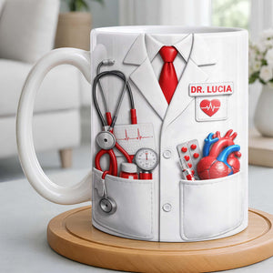 Celebrate Dedication And Care With Custom Doctor Themed Mug, Coffee Mug, Gift For Doctors And Medical Students
