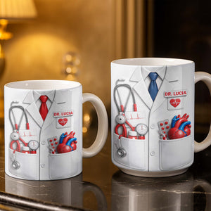 Celebrate Dedication And Care With Custom Doctor Themed Mug, Coffee Mug, Gift For Doctors And Medical Students