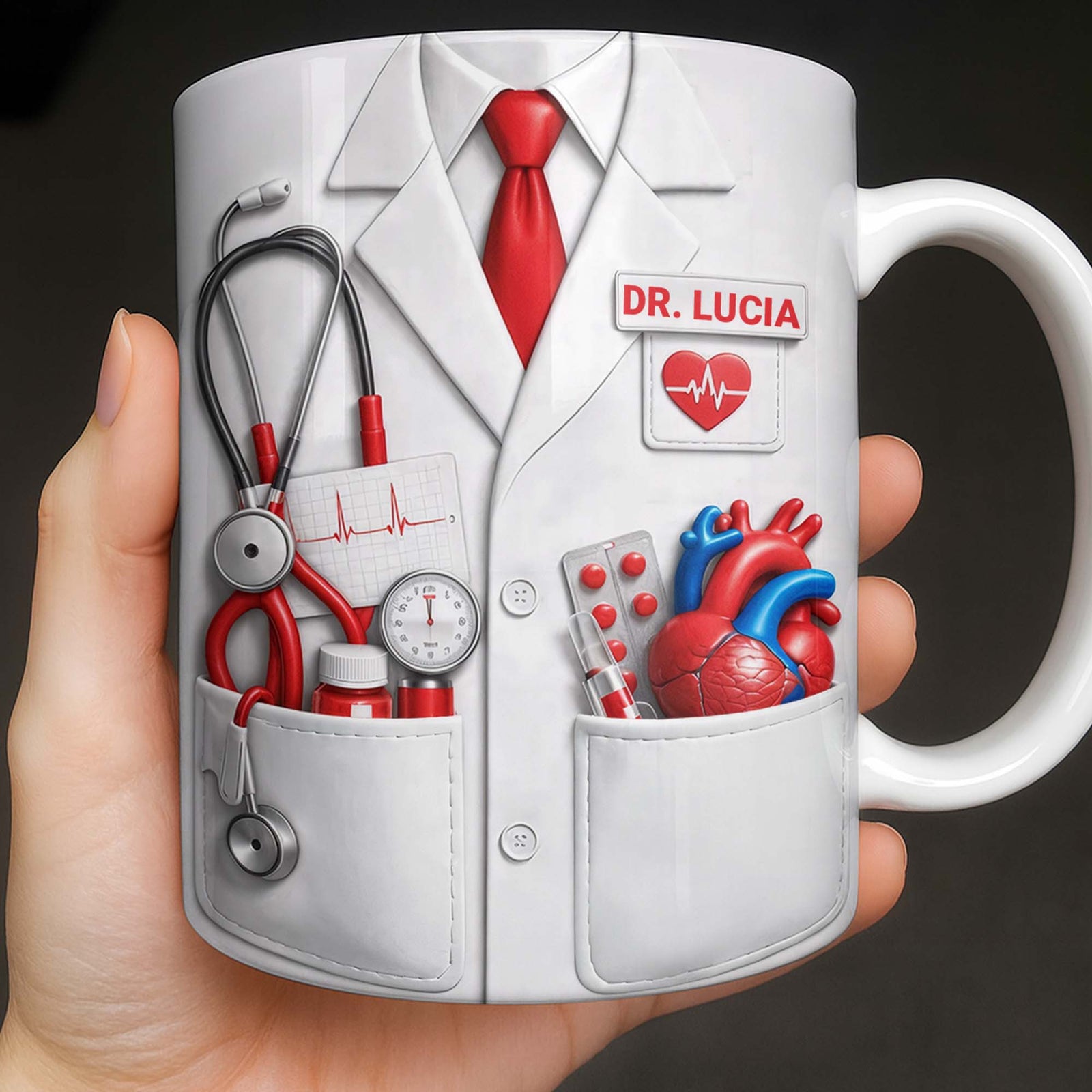 Celebrate Dedication And Care With Custom Doctor Themed Mug, Coffee Mug, Gift For Doctors And Medical Students